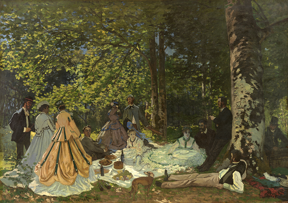 Le Dejeuner Sur L'Herbe (1866) by Claude Monet (Credit: 2016 Fondation Louis Vuitton)